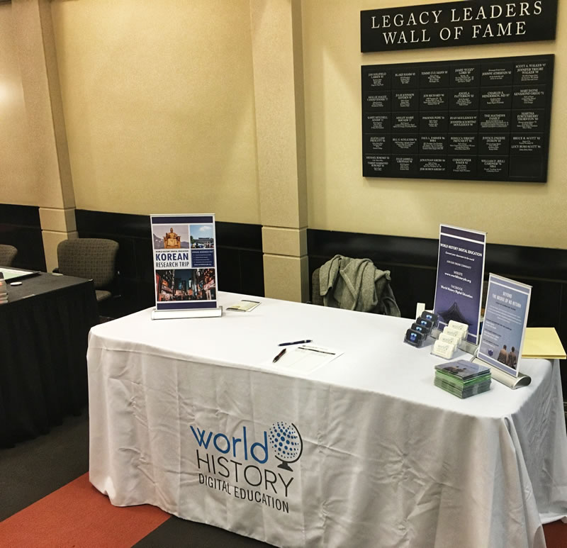 table with display items